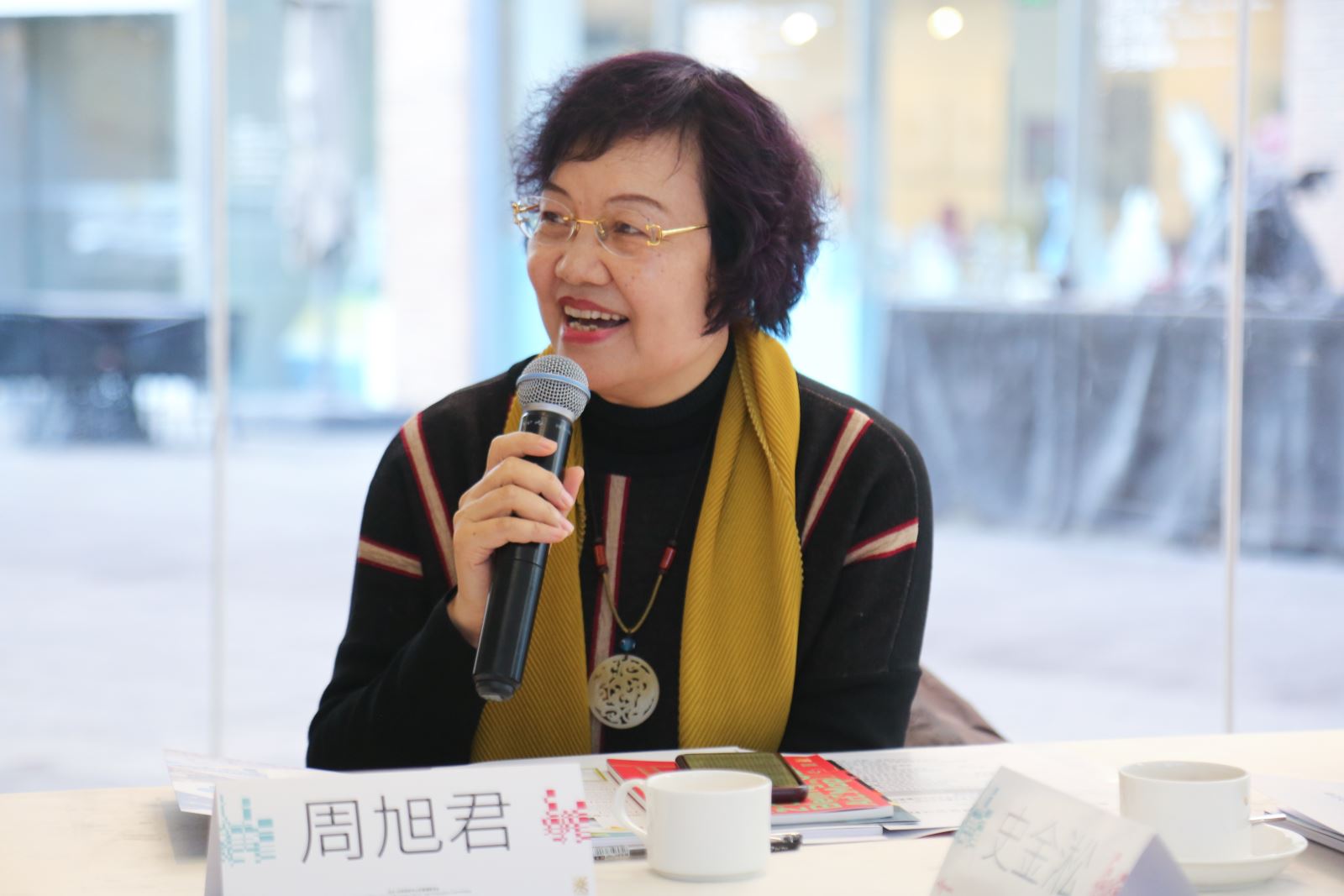 民生美术馆馆长周旭君发言